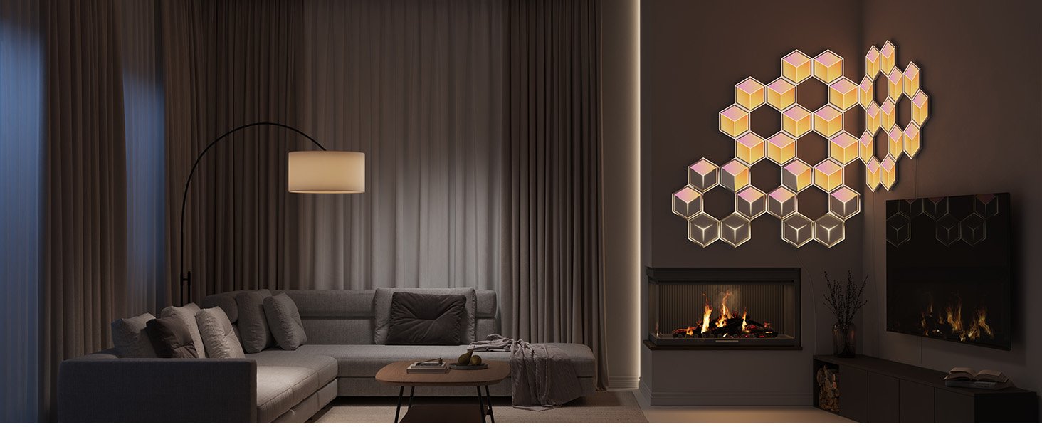 Govee Glide Hexagon Light Panels Ultra Expansion Pack (Gris, 1 Light Panel) H106a007