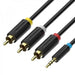 EAN 6922794729162 - Vention BCCBG cable de audio 1,5 m 2,5mm 3 x RCA Negro imagen 1