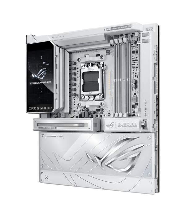 Placa Base Asus Rog Crosshair X870e Glacial Amd X870e Zócalo Am5 Atx Extendida