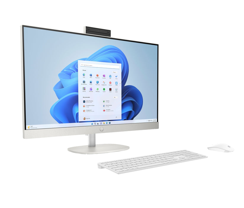 All-In-One Hp 27-Cr0134ns, Intel Core I5-1335u, 16gb, 512gb Ssd, 27", W11 - Blanco
