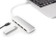 EAN 4016032455653 - Digitus DA-70242-1 hub de interfaz USB 3.2 Gen 1 (3.1 Gen 1) Type-C 5000 Mbit/s Plata imagen 2