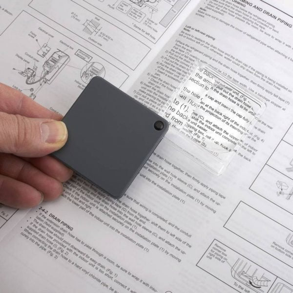 EAN 0750668012395 - Carson MagniFlip Plus lente de aumento y lupa 7x Negro, Transparente imagen 3