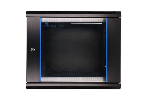 EAN 5902560367249 - Extralink 9U 600X450 WALL-MOUNTED RACKMOUNT CABINET BLACK Bastidor de pared imagen 1