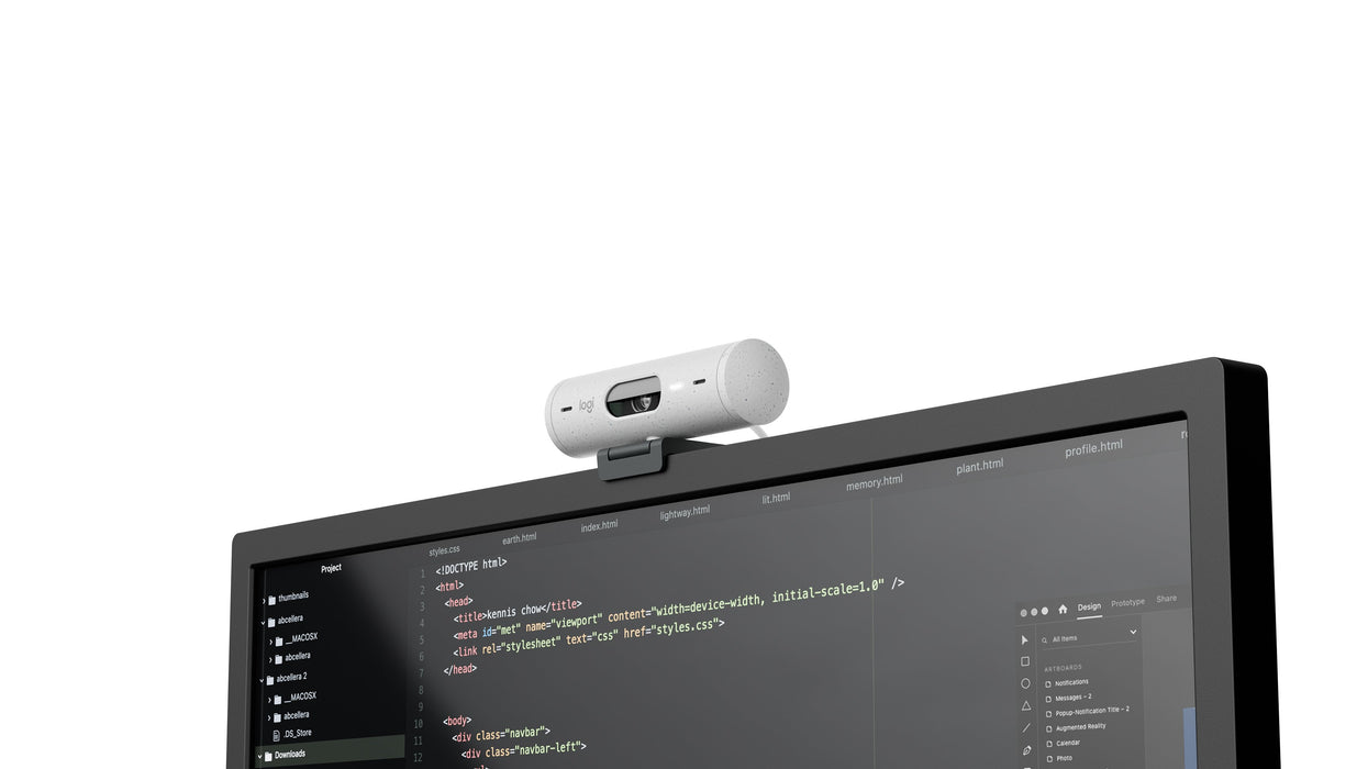 EAN 5099206104921 - Logitech 960-001428 cámara web 4 MP 1920 x 1080 Pixeles USB Blanco imagen 4