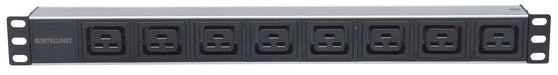 EAN 0766623163613 - Intellinet 163613 unidad de distribución de energía (PDU) 8 salidas AC 1U Negro, Plata imagen 3