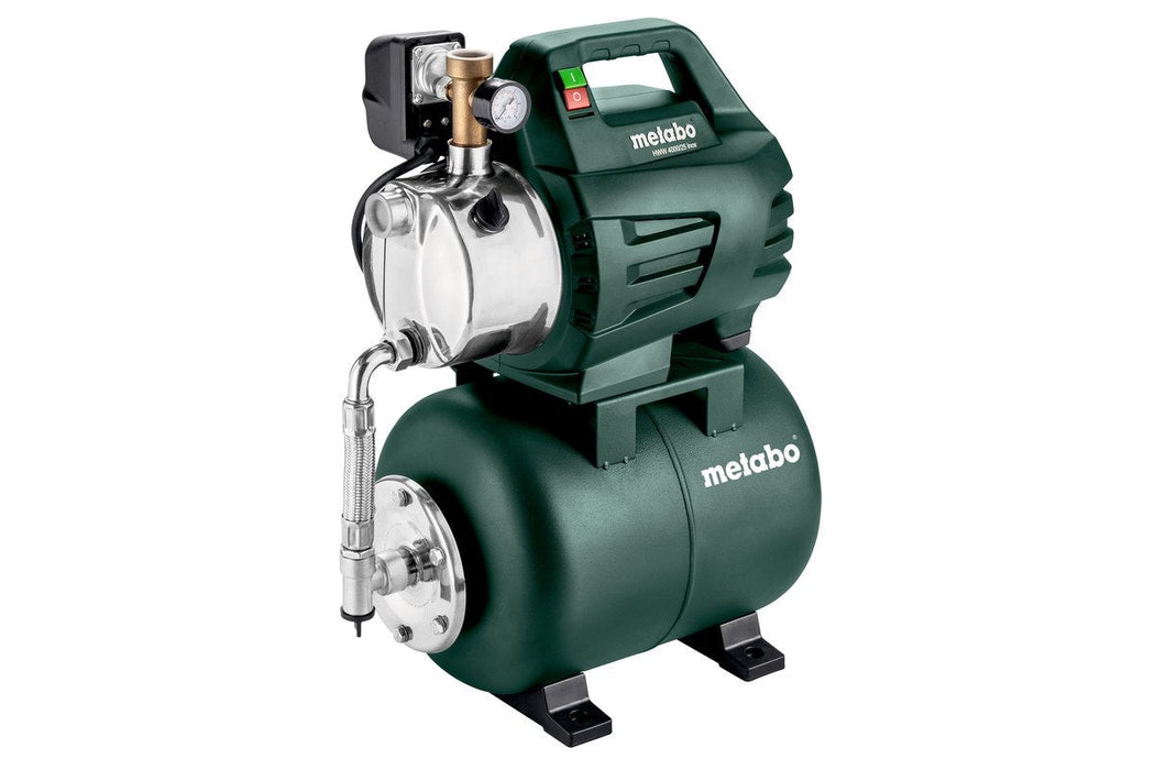 Metabo Hww 4000/25 Inox (600982000) Hauswasserwerk (Verde/Negro, 1100 Watt) 600982000