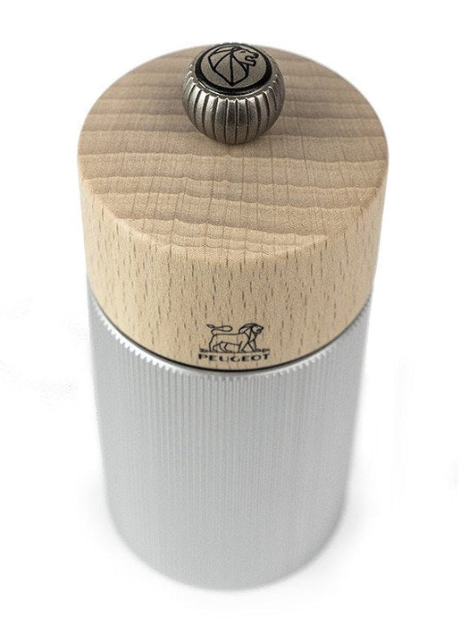 Peugeot Line Pepper Mill 12cm Wood/Aluminium