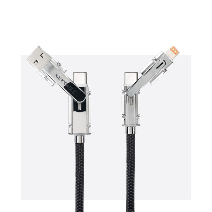 Cable Usb-C+Usb-A/M - Lightning+Usb-C/M 2.0 27w 1m