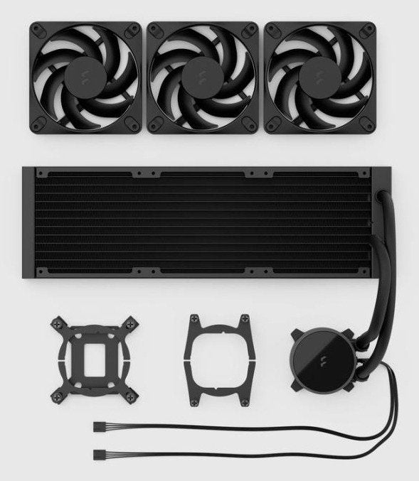 EAN 7340172714668 - Fractal Design Radius 360 Black Procesador Sistema de refrigeración líquida todo en uno 12 cm Negro 1 pie imagen 5