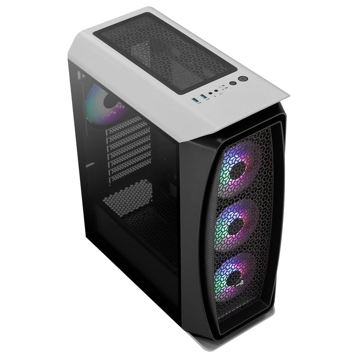 Caja Gaming Semitorre Aerocool Aero One Frost Blanco
