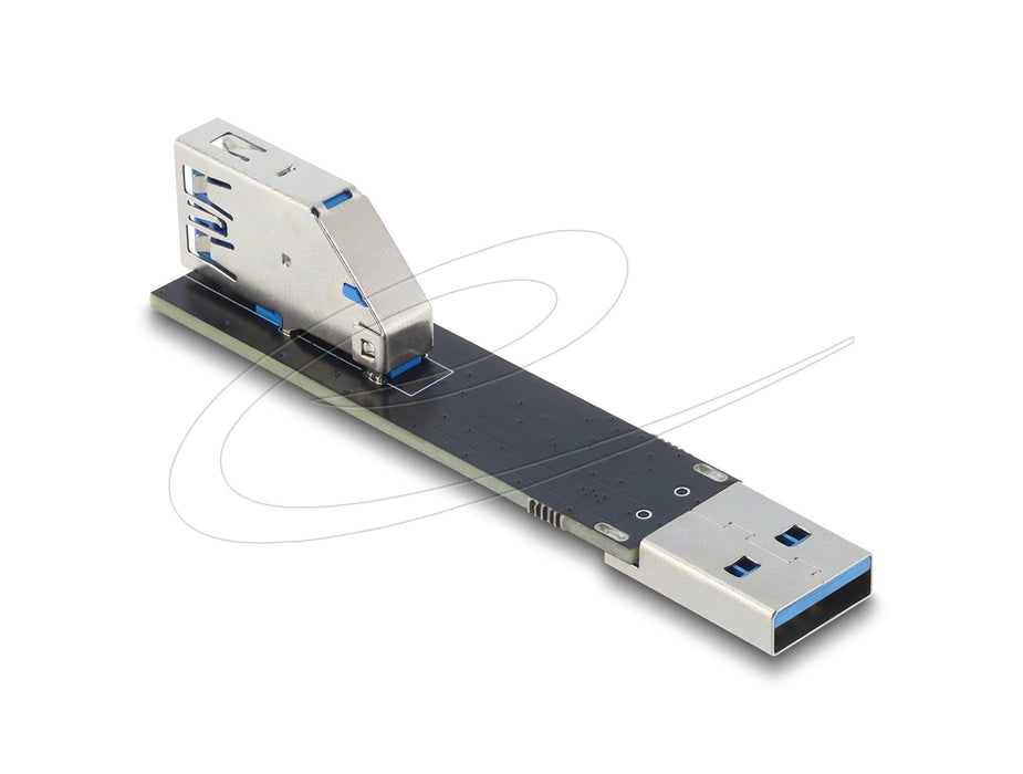 Delock Usb 10 Gbps Adapter Usb Typ-A Buchse Zu Stecker Gedreht 90° Unten
