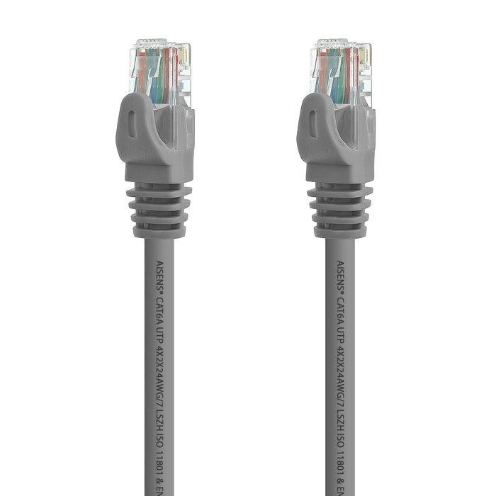 EAN 8436574703795 - AISENS A145-0326 cable de red Gris 1 m Cat6a U/UTP (UTP) imagen 2