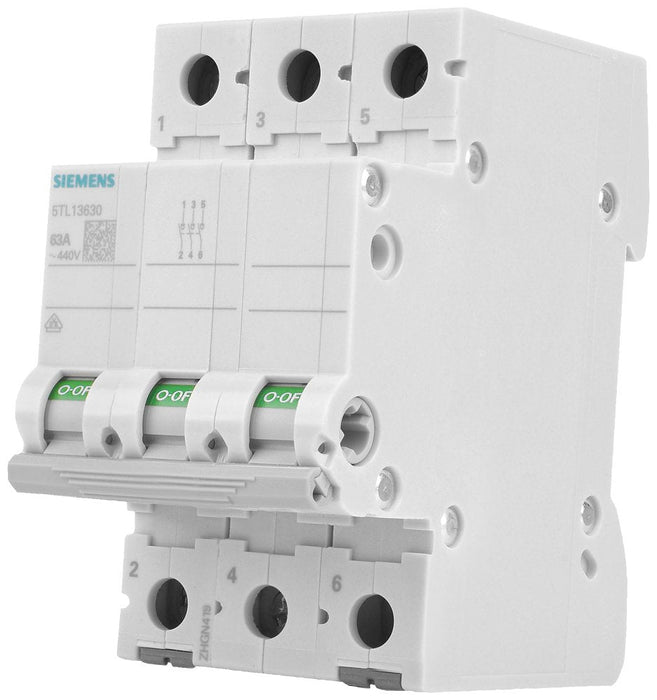 Siemens Ausschalter 63a 3p 5tl13630 **
