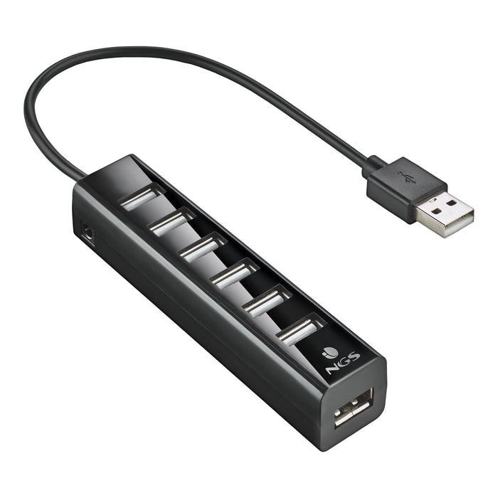 EAN 8435430621051 - NGS IHUB7 TINY USB 2.0 480 Mbit/s Negro imagen 3