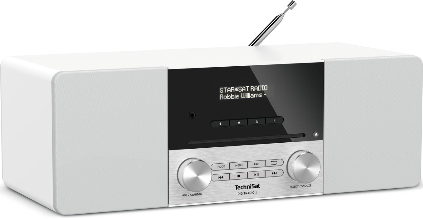 EAN 4019588139138 - TechniSat DIGITRADIO 3 Personal Analógico y digital Acero inoxidable, Blanco imagen 2