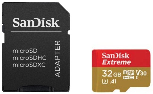 Sandisk Extreme Tarjeta De Memoria Flash (Adaptador Microsdhc A Sd Incluido) 32gb A1 / Video Class V30 / Uhs-I U3 Microsdhc Uhs-I