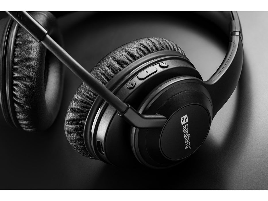 EAN 5705730126451 - Sandberg 126-45 auricular y casco Auriculares Inalámbrico Diadema Música/uso diario Bluetooth Negro imagen 5