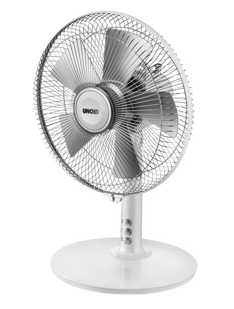 Ventilador De Sobremesa Unold 86810 Silverline Blanco/Gris