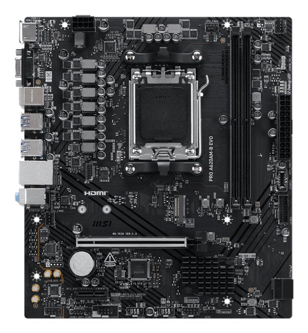 EAN 4711377397216 - MSI PRO A620AM-B EVO placa base AMD A620A Zócalo AM5 ATX imagen 1