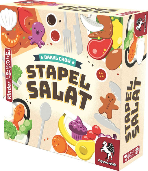EAN 4250231739231 - Pegasus Spiele Stapelsalat Stacked salad 20 min Juego de mesa Educativo imagen 2