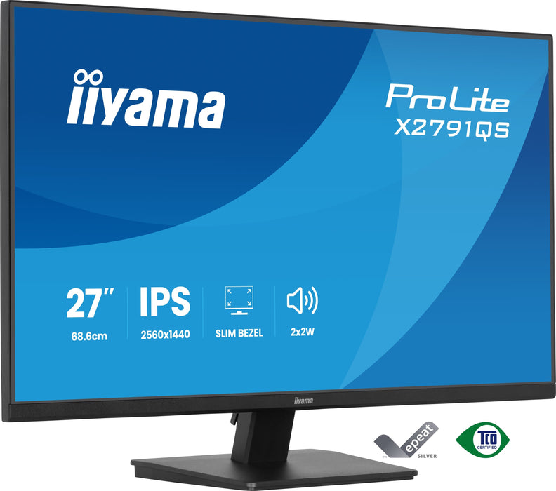 EAN 4948570127436 - iiyama ProLite X2791QS-B1 pantalla para PC 68,6 cm (27") 2560 x 1440 Pixeles Quad HD LED Negro imagen 1
