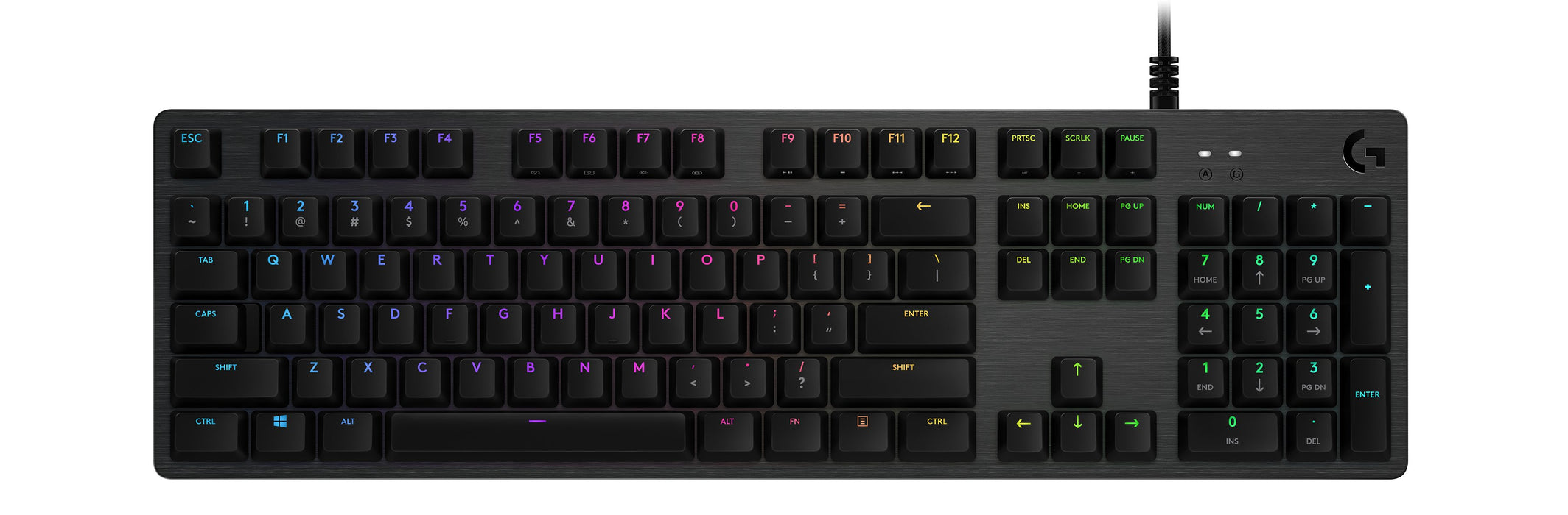 EAN 5099206080188 - Logitech G 920-008940 teclado Juego USB AZERTY Francés Carbono imagen 1