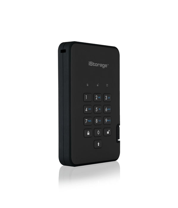 Disco Hdd Externo Istorage Diskashur2 256-Bit 2tb - Black