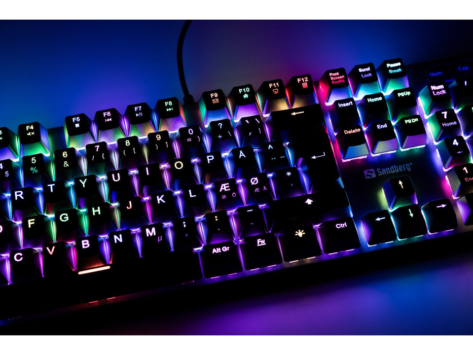EAN 5705730640292 - Sandberg 640-29 teclado Juego USB QWERTY Nórdico Negro imagen 7