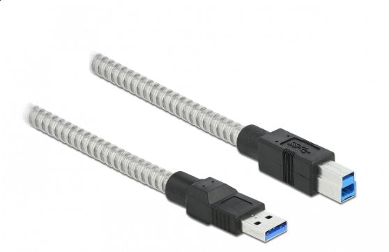 Delock Usb 5 Gbps Cable Typ-A Stecker Zu Typ-B Stecker Mit Metallmantel 1 M