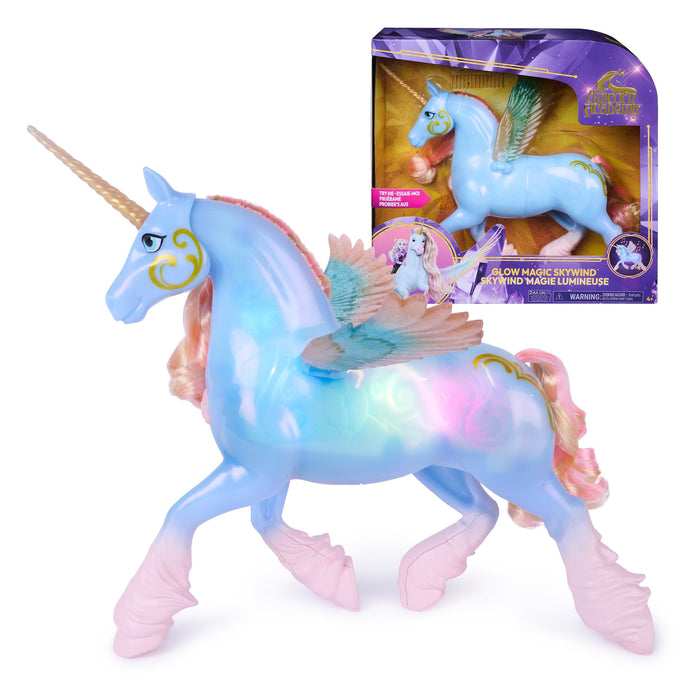 Spinmaster Unicorn Academy - Glow Magic Skywind (Interaktives Unicornio Con Luz Y Soun) 6076377