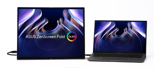 EAN 4711387447307 - ASUS ZenScreen Fold OLED MQ17QH pantalla para PC 43,9 cm (17.3") 2560 x 1920 Pixeles Quad HD Plata imagen 1