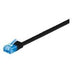 EAN 5711783227441 - Microconnect V-UTP6A01S-FLAT cable de red Negro 1 m Cat6a U/UTP (UTP) imagen 1