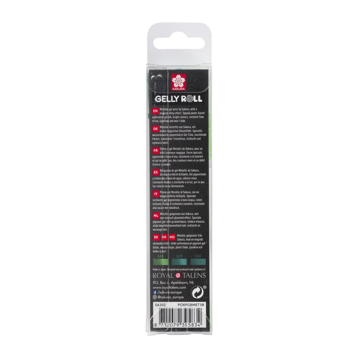EAN 8712079395742 - Sakura Gelly Roll Bolígrafo de gel con tapa Negro, Blanco 3 pieza(s) imagen 2