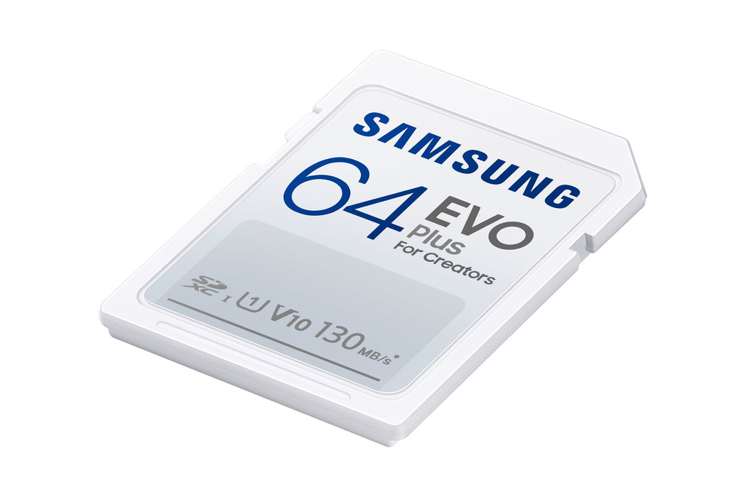 Samsung Evo Plus Sdxc 64gb 130mb/S +Adapter