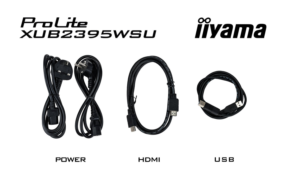 EAN 4948570121458 - iiyama ProLite XUB2395WSU-B5 pantalla para PC 57,1 cm (22.5") 1920 x 1200 Pixeles WUXGA LED Negro imagen 16