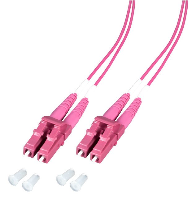 Efb Duplex Cable De Red Lc-Lc Om4 0,5m Lszh 1,2mm Erikaviolett
