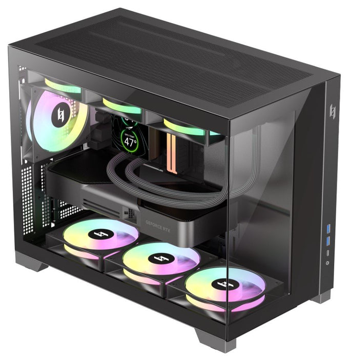 EAN 6931858712026 - GameMax NEX C33 BK carcasa de ordenador Negro imagen 15