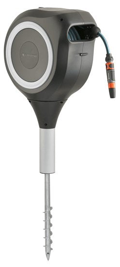 EAN 4078500052009 - Gardena RollUp Carrete de pie Automático Negro, Gris imagen 2