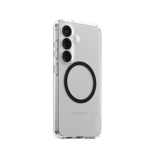 EAN 5715685016929 - PanzerGlass CARE™ by ® Urban Combat Case Transparent w. Black Qi Compatible Samsung Galaxy S25 funda para imagen 1