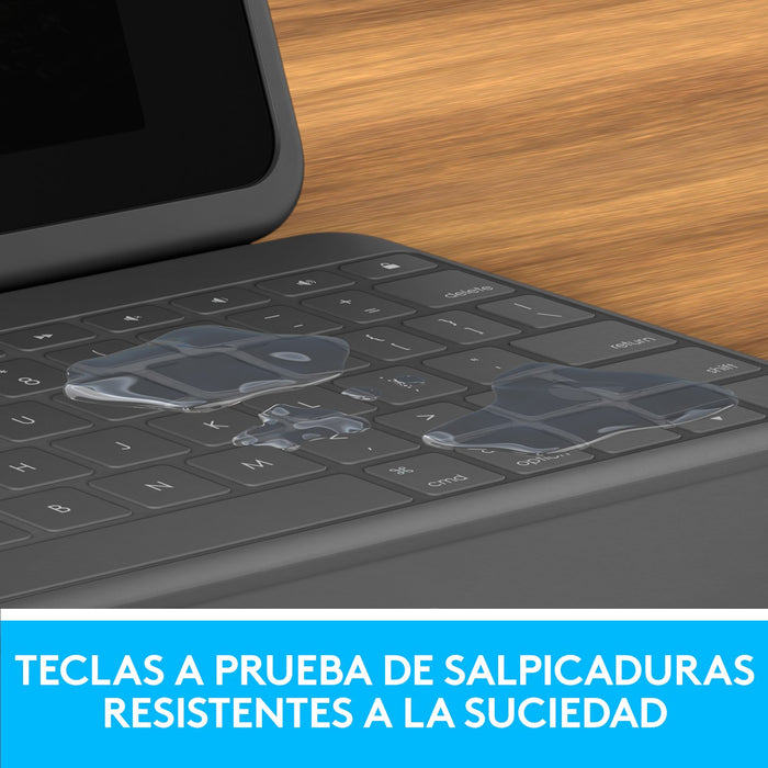 EAN 5099206087576 - Logitech 920-009317 teclado para móvil QWERTY Español Smart Connector Grafito imagen 9
