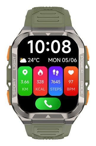 EAN 6931548324072 - Blackview W80 Pro 4,85 cm (1.91") TFT Digital 280 x 320 Pixeles Pantalla táctil Verde, Plata GPS (satélit imagen 3