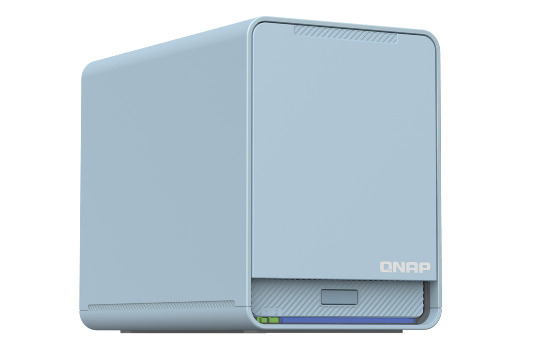 EAN 4713213518243 - QNAP QMiroPlus-201W NAS Escritorio Intel® Celeron® J4125 4 GB DDR4 0 TB QNAP Turbo System Azul imagen 6