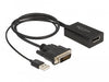 EAN 5060182451408 - DeLOCK 63189 adaptador de cable de vídeo 0,5 m imagen 1