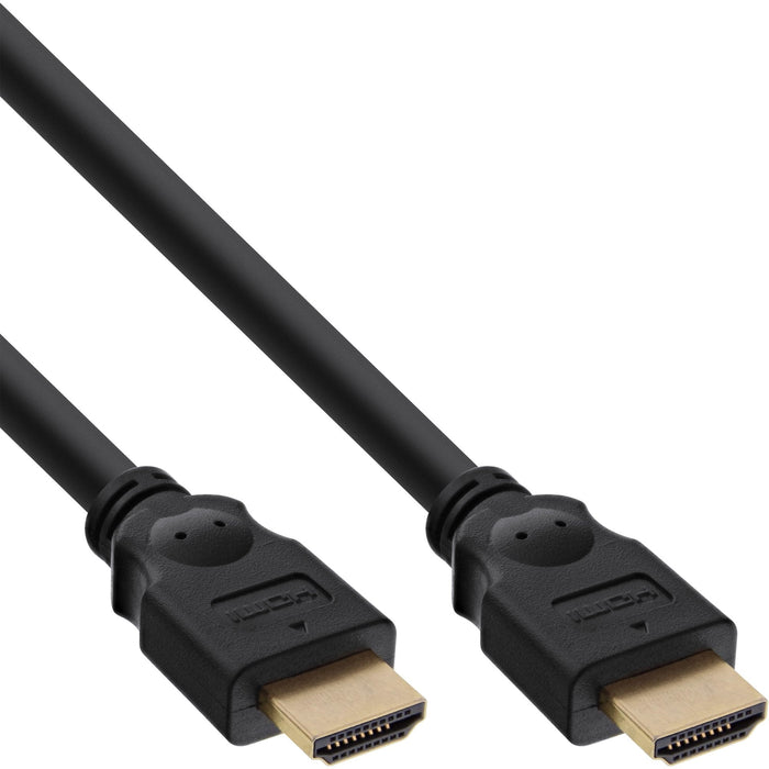 25cs. Bulk-Pack Inline® Hdmi High Speed Cable Macho A Macho Gold Plated Black 3m