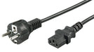 EAN 5706998777836 - Microconnect PE020410 cable de transmisión Negro 1 m CEE7/7 C13 acoplador imagen 1