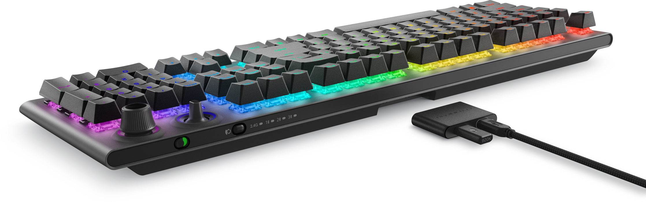 EAN 0884116448662 - Alienware Tri-Mode AW920K teclado Juego USB + RF Wireless + Bluetooth Gris imagen 7