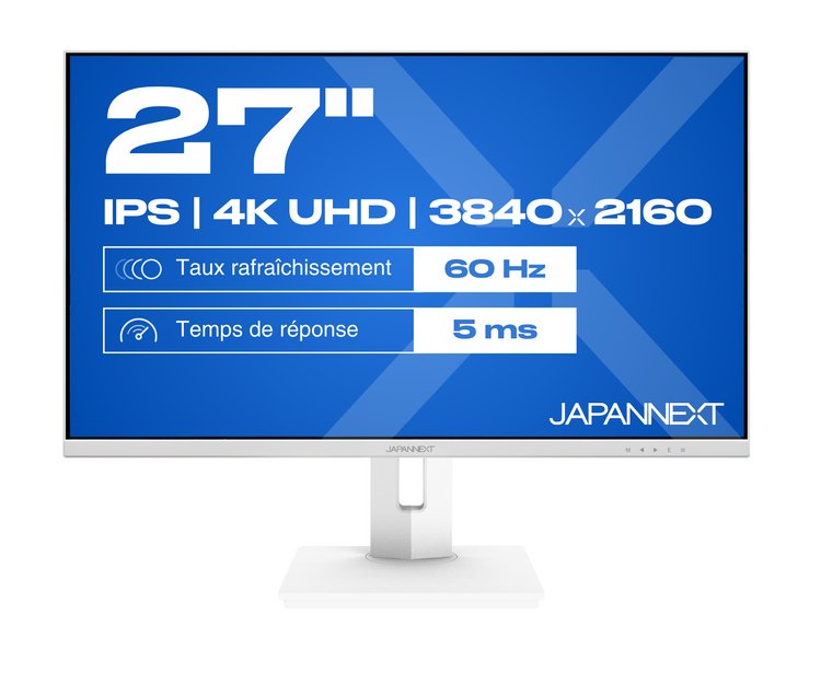 EAN 4589511188866 - JAPANNEXT JN-IPS270UHD60F-C65W-HSP-W pantalla para PC 68,6 cm (27") 3840 x 2160 Pixeles 4K Ultra HD LED B imagen 1