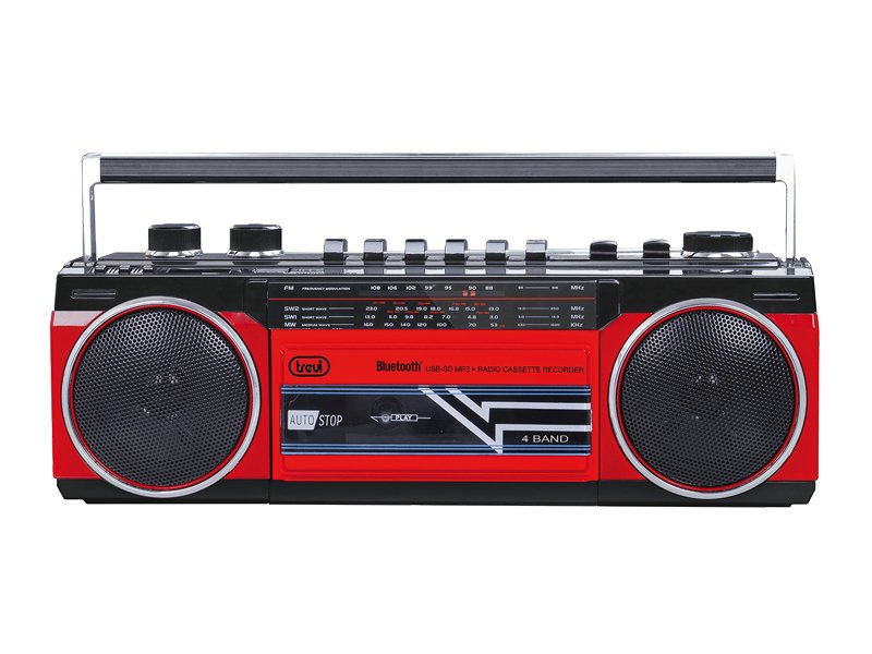 EAN 8011000018676 - Trevi RR 501 BT Personal Analógica Negro, Rojo imagen 1