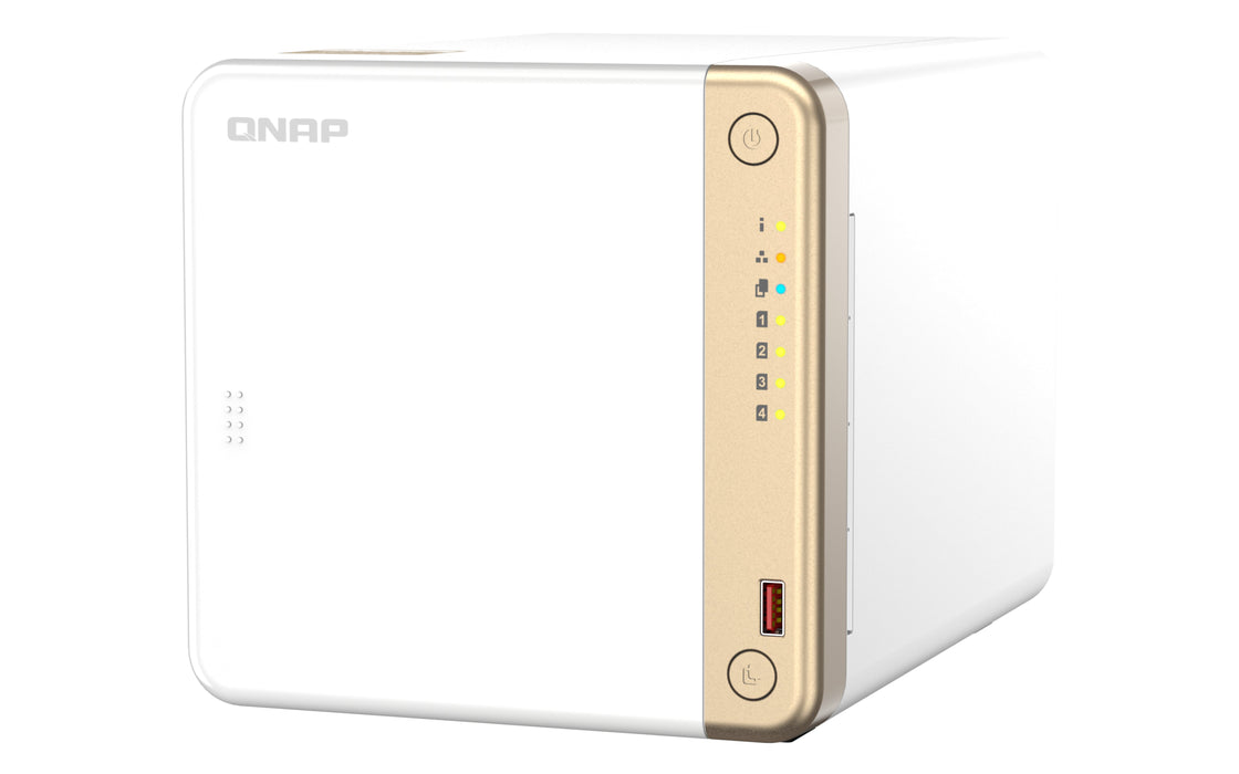 EAN 4711103080030 - QNAP TS-462-4G servidor de almacenamiento NAS Torre Intel® Celeron® N4505 4 GB DDR4 0 TB QNAP QTS Blanco imagen 9
