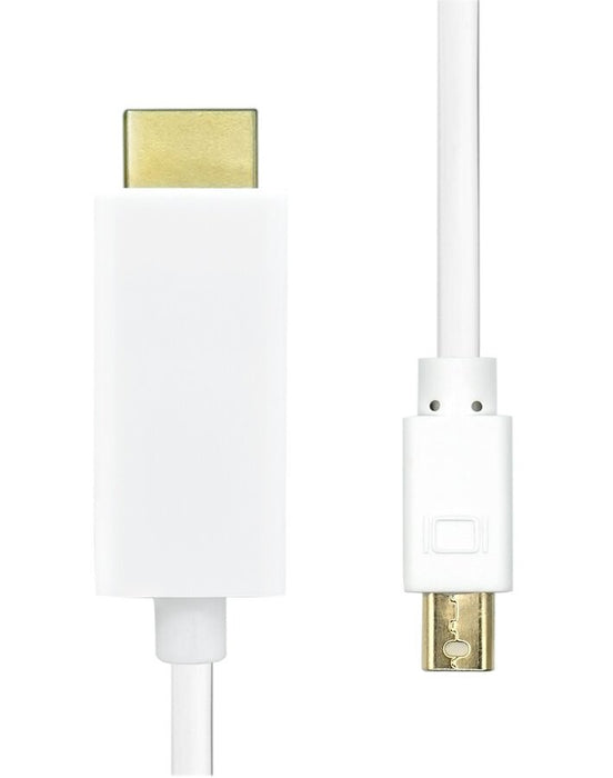 EAN 5714590105681 - ProXtend MDP1.2-HDMI-002W adaptador de cable de vídeo 2 m Mini DisplayPort Blanco imagen 1
